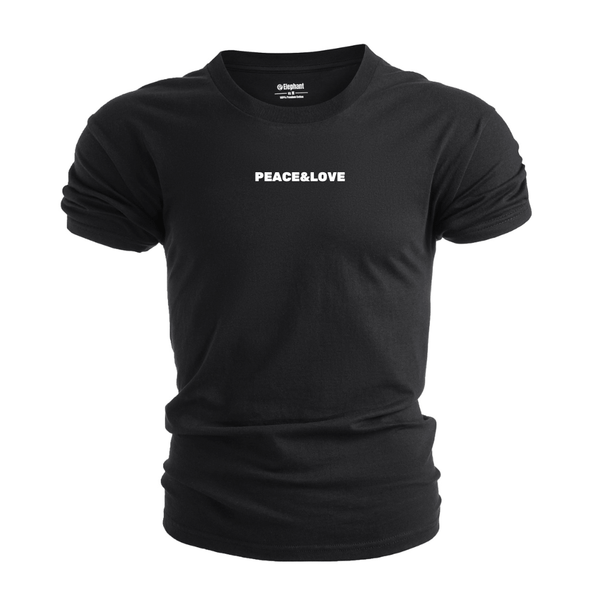 Peace&Love Graphic Premium Cotton T-Shirts