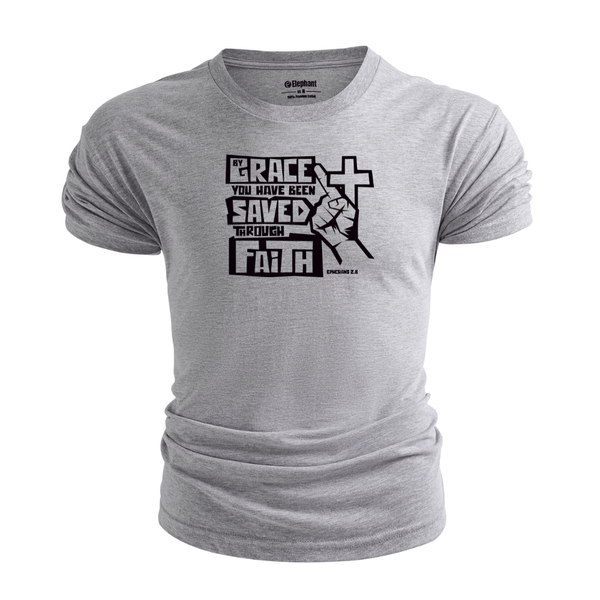 BY GRACE WE HAVE BEEN SAVED THROUGH FAITH T-shirt for Men