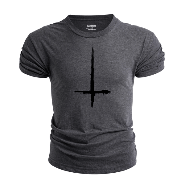 Men's Christian Cross Upside Down T-Shirt