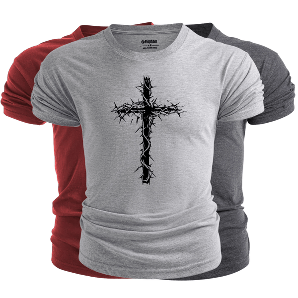 3 Pack Men's Cross T-Shirt