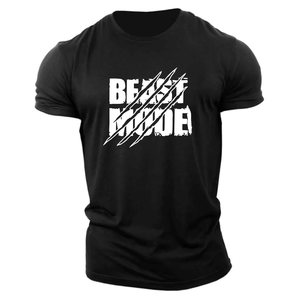 black Men's BEAST MODE T-shirt