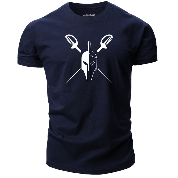 navy blue Men's Spartan Short Sleeve T-Shirt