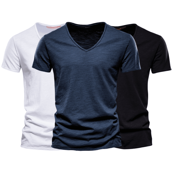 3 Pack Men's V Neck T-Shirt