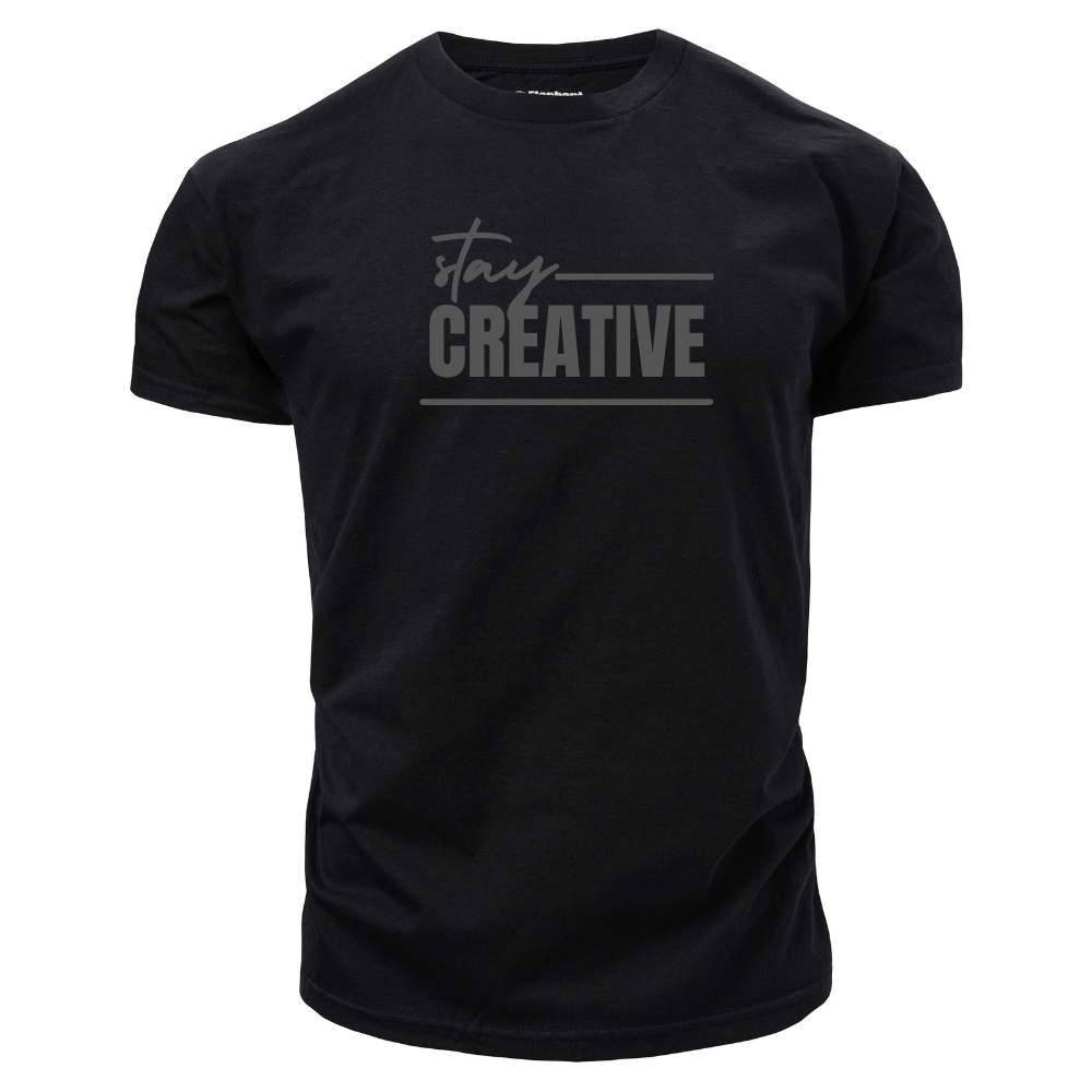 black Men's Stay CREATIVE T-shirt