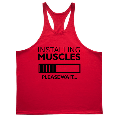 Men's Installing Muscles Stringer