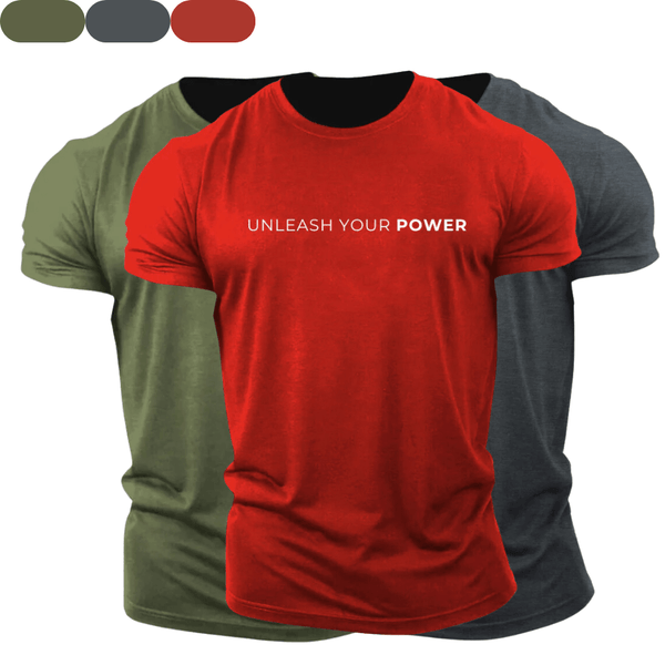 3 Pack Unleash Your Power Tees