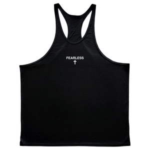 FEARLESS Cross Men's Gym Stringer Tank Tops