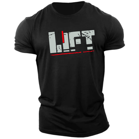 black Men's LIFT Graphic Tees