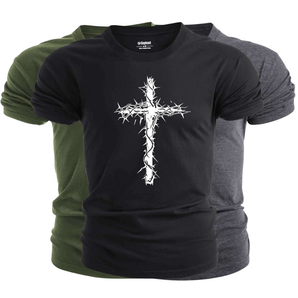 3 Pack Men's Cross T-Shirt