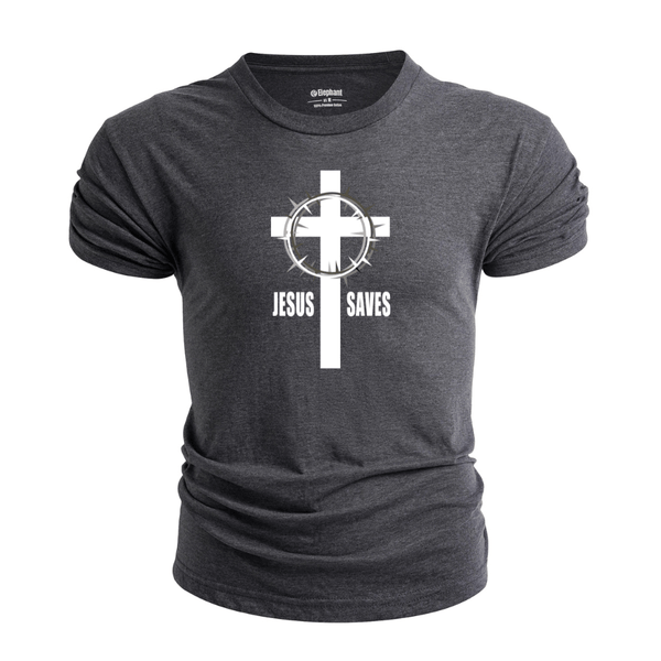 JESUS SAVES CROSS Graphic T-shirt