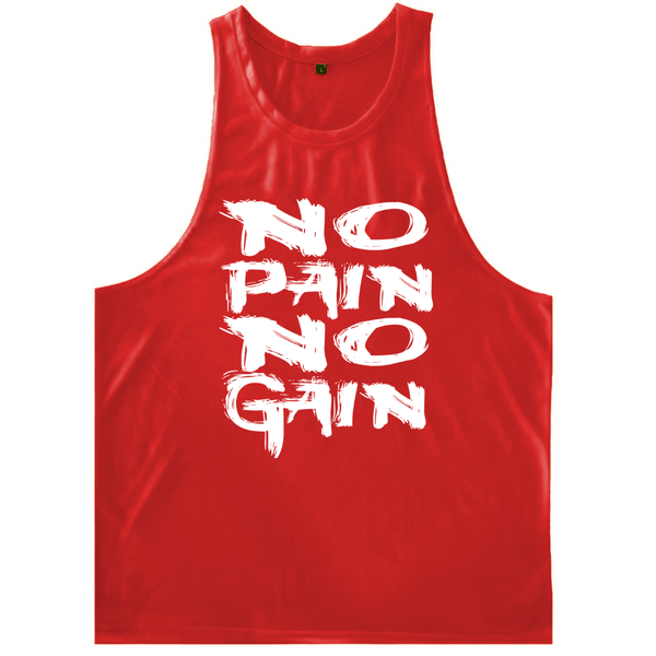 Men's NO PAIN NO GAIN Loose Trendy Sleeveless T-shirt