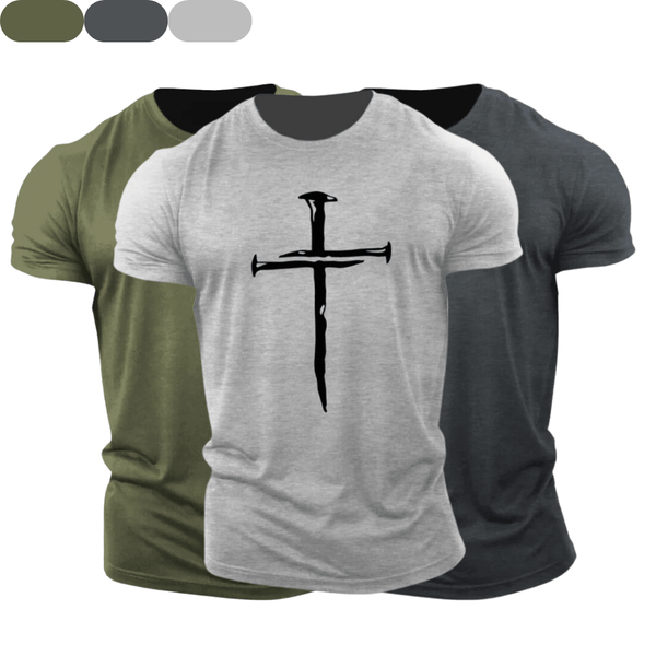 3 Pack Men's Cross Cotton Tees