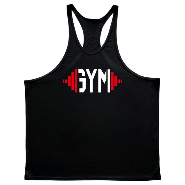 GYM and Dumbbell Graphic Bodybuilding Tank Tops