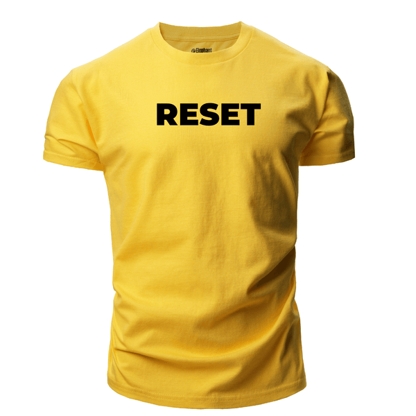 yellow RESET Men's Cotton Tees