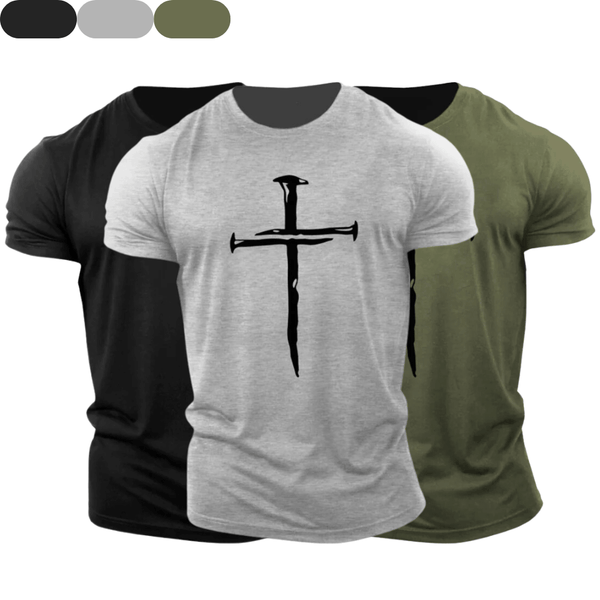 3 Pack Men's Cross Cotton Tees