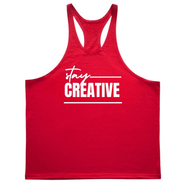 Men's Stay Creative Stringer Tank Tops