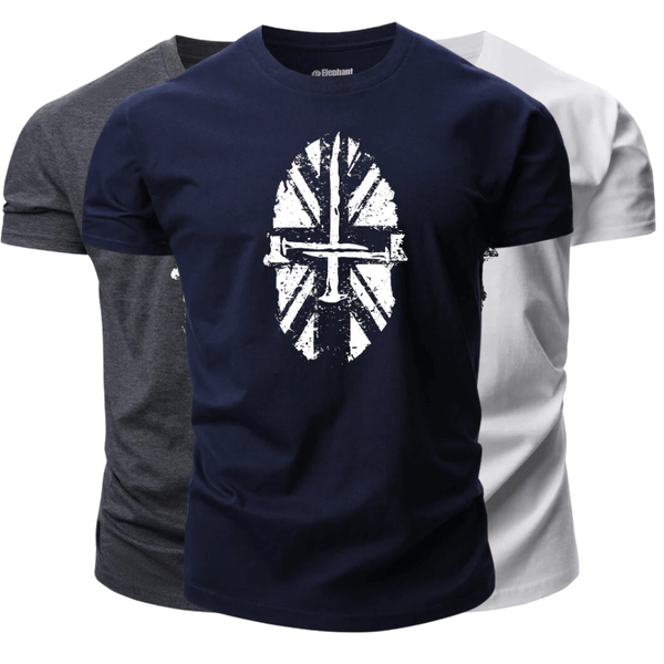 3 Pieces Men's Spartan Graphic T-Shirt