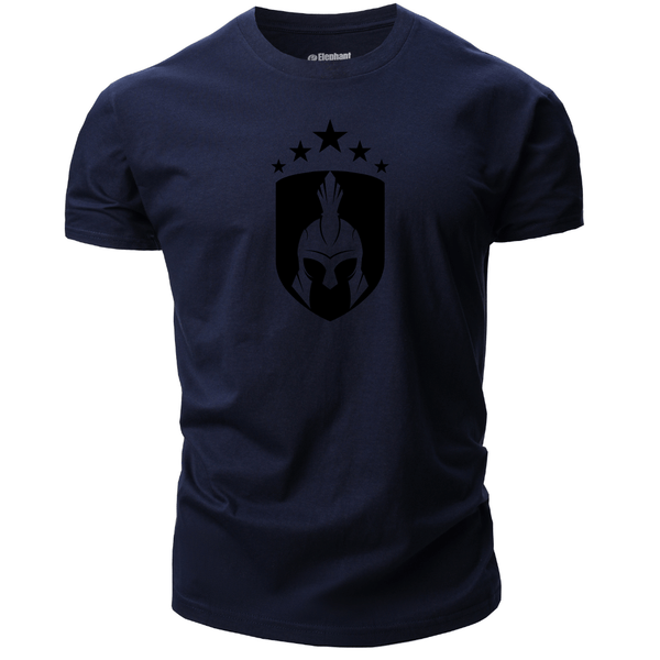 navy blue Men's Spartan Short Sleeve T-Shirt
