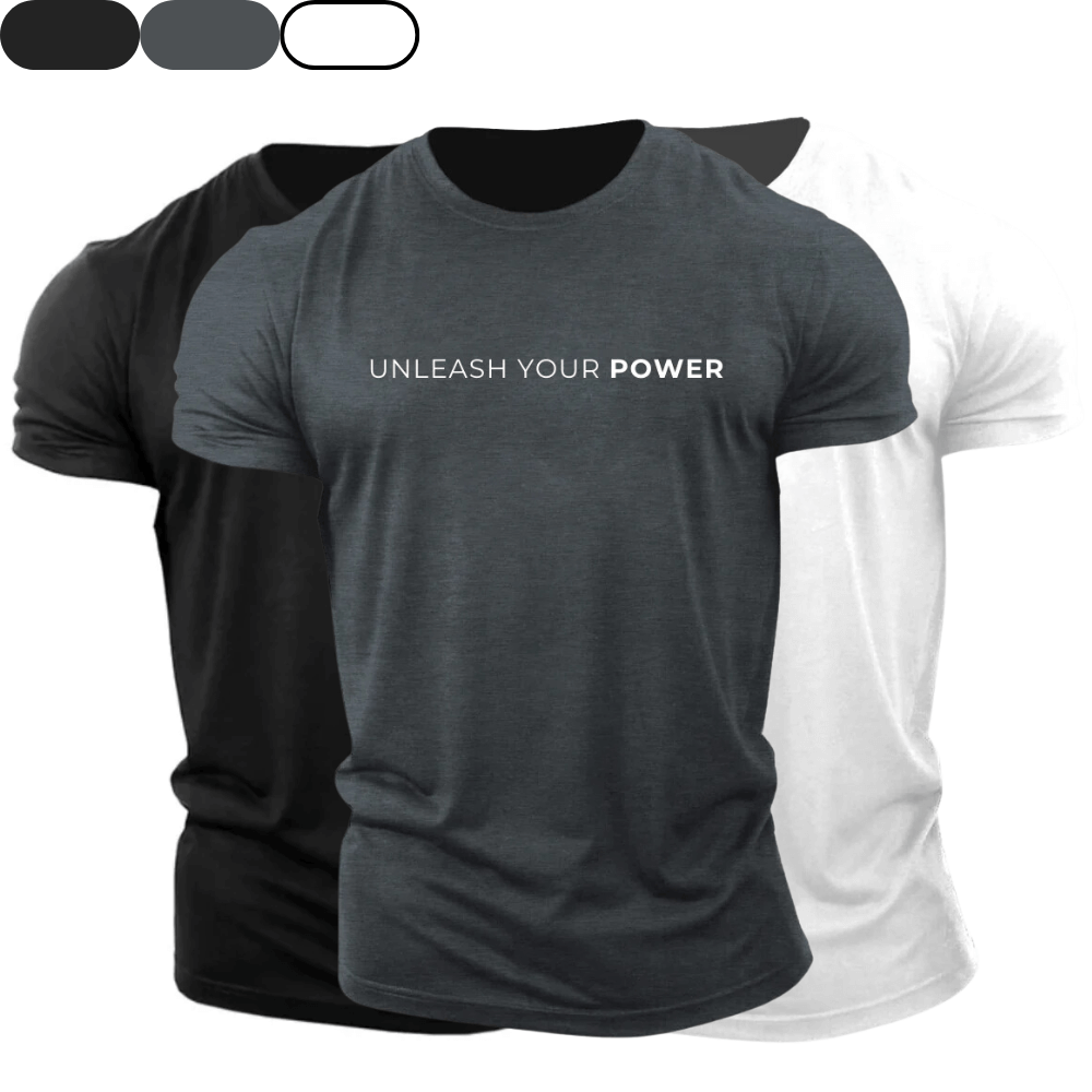 3 Pack Unleash Your Power Tees