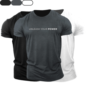 3 Pack Unleash Your Power Tees