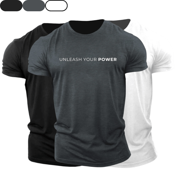 3 Pack Unleash Your Power Tees