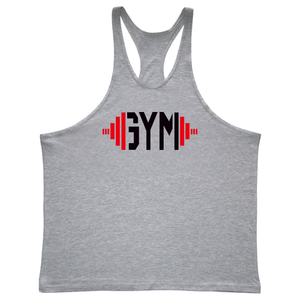 GYM and Dumbbell Graphic Bodybuilding Tank Tops