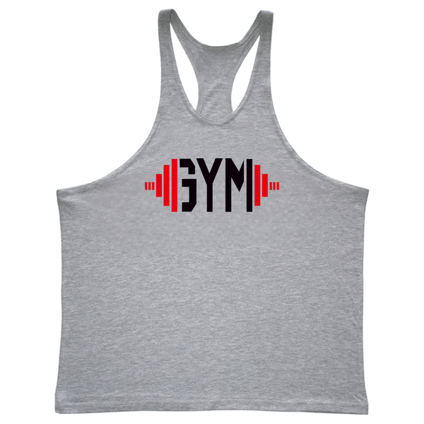 GYM and Dumbbell Graphic Bodybuilding Tank Tops