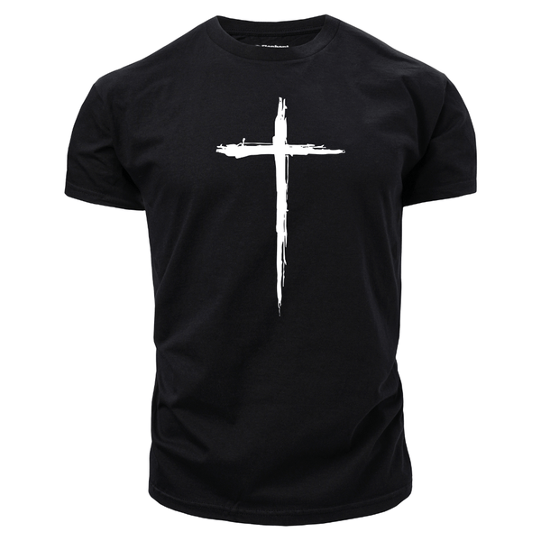 Men's Christian Cross Graphic T-Shirt