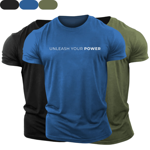3 Pack Unleash Your Power Tees