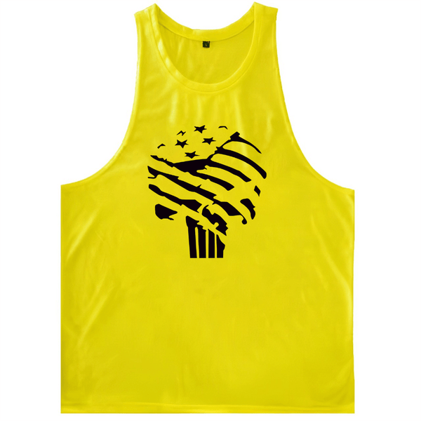 Men's Skull Graphic Fitness Tank Tops