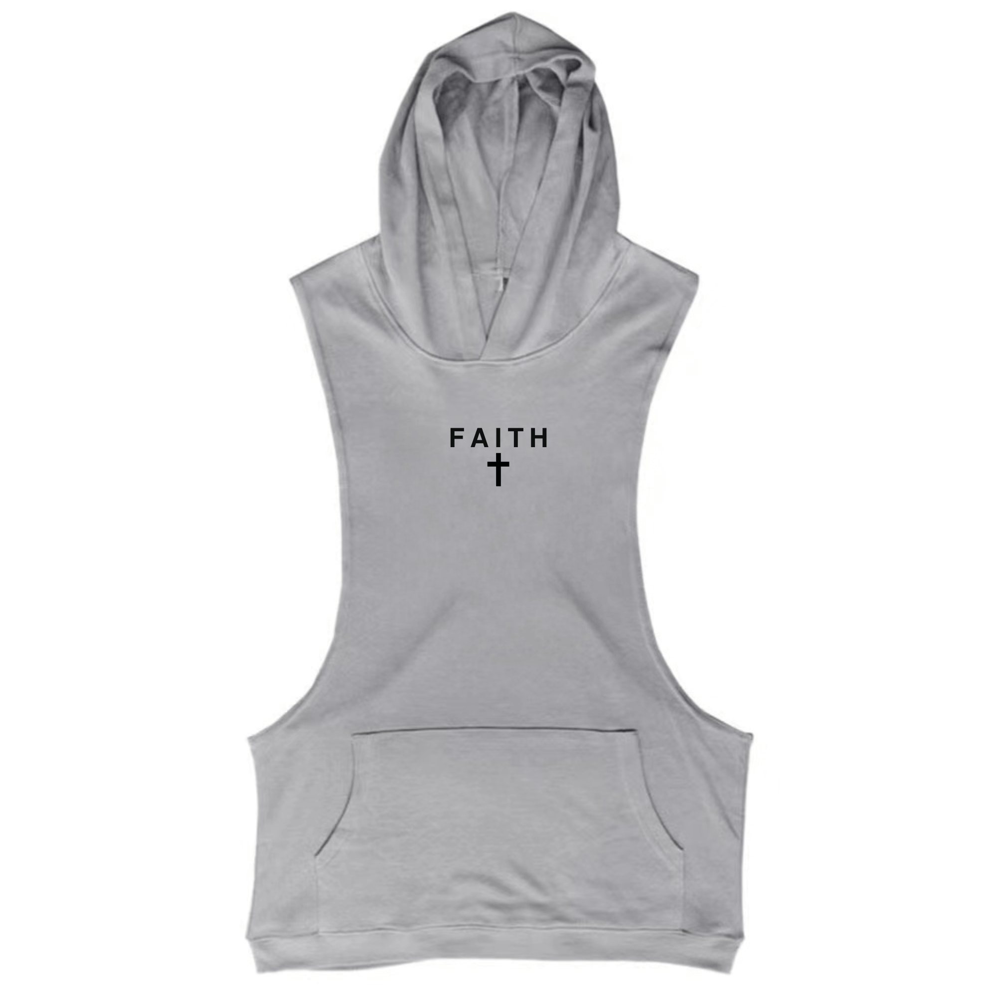 FAITH Cross Workout Sleeveless Hoodie Tank Tops – Elephant Jay