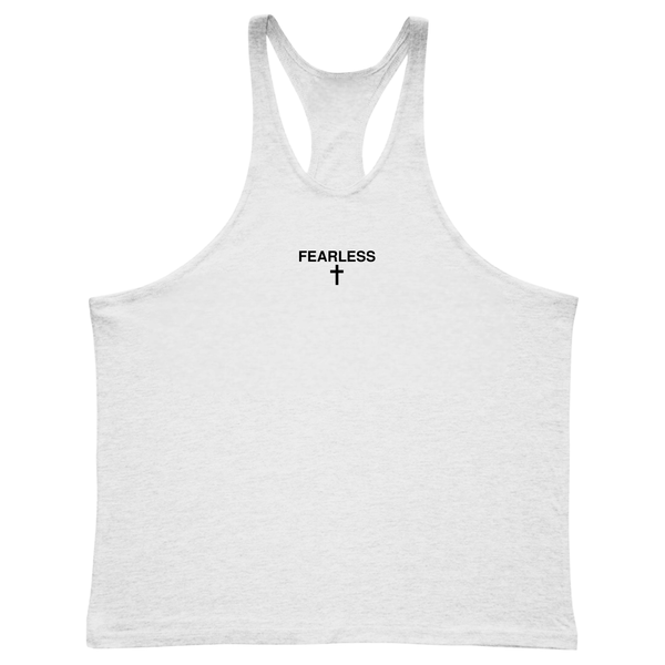 FEARLESS Cross Men's Gym Stringer Tank Tops