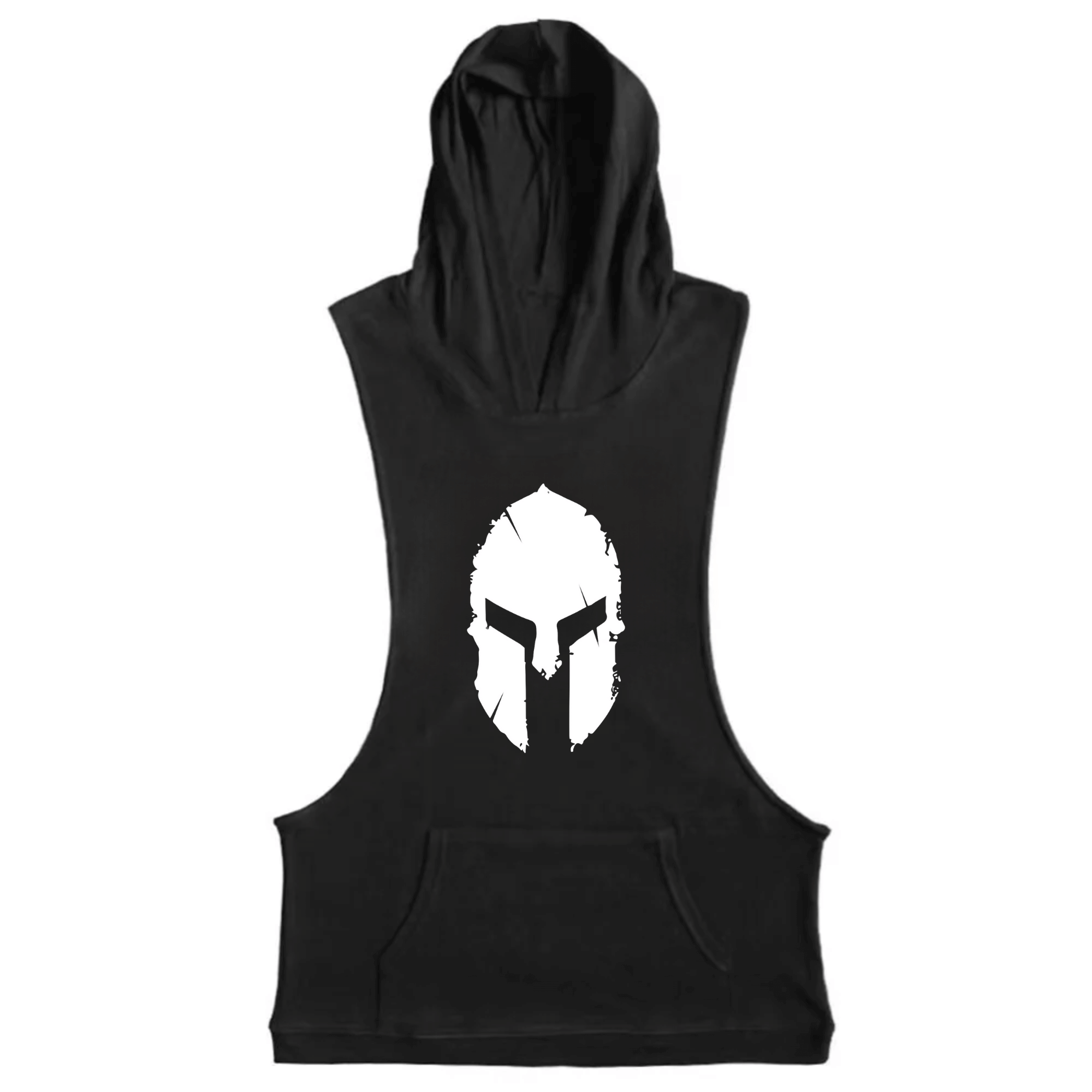 Men's Spartan Hoodie Tank Tops