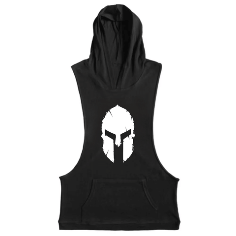 Men's Spartan Hoodie Tank Tops