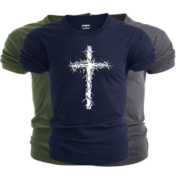 3 Pack Men's Cross T-Shirt