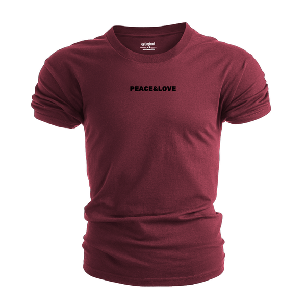 Peace&Love Graphic Premium Cotton T-Shirts
