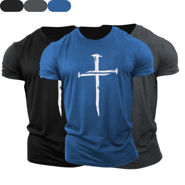 3 Pack Men's Cross Cotton Tees