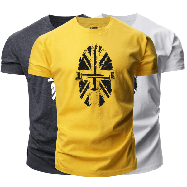 3 Pieces Men's Spartan Graphic T-Shirt