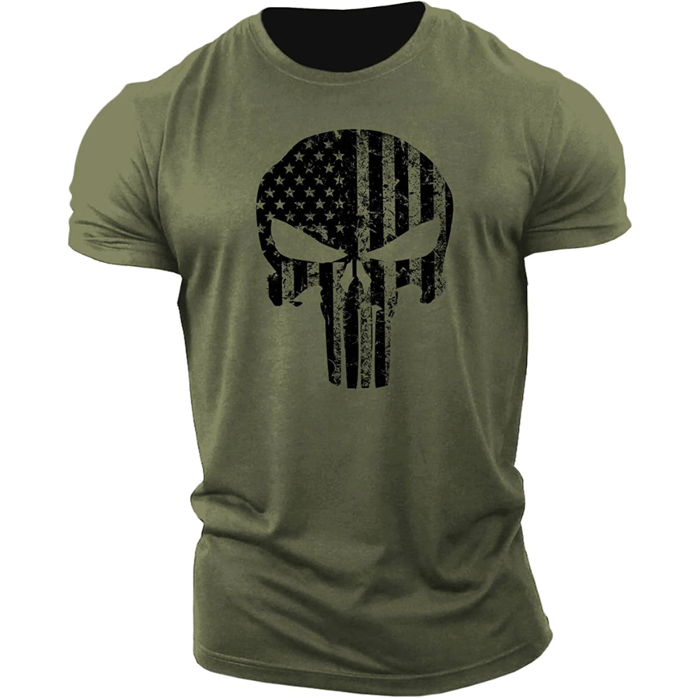 Men's Skull Fitness T-Shirt