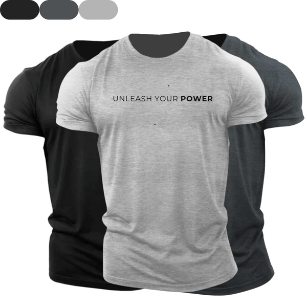 3 Pack Unleash Your Power Tees