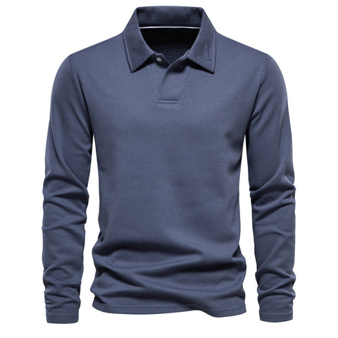 Autumn and Winter New Arrival Men's Long-Sleeved Polo Shirt