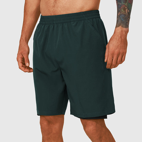 Quick-Drying Double-Layer Fitness Shorts