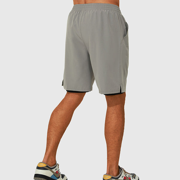 Quick-Drying Double-Layer Fitness Shorts