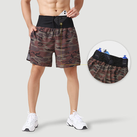 Men's High Waist Loose Quick-Drying Fitness Shorts