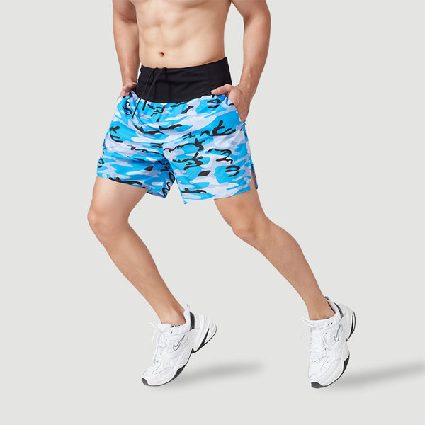 Men's High Waist Loose Quick-Drying Fitness Shorts