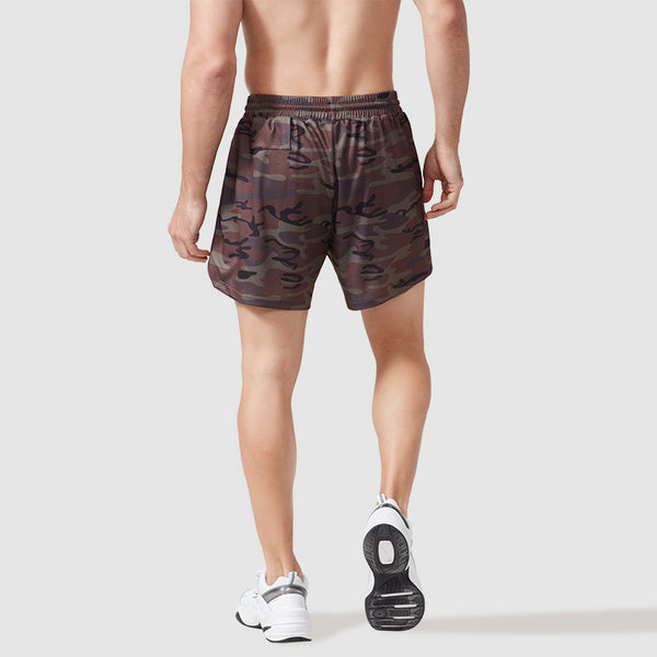 Fake Two-Piece Double-Layer Quick-Drying Sports Shorts