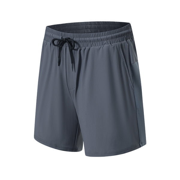 Summer Men's Ice Silk Thin Cropped Shorts