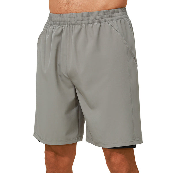 Quick-Drying Double-Layer Fitness Shorts