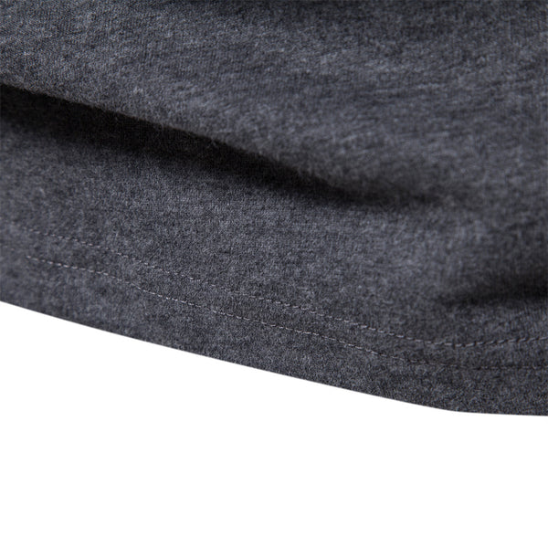 Men's Long Sleeve Solid Color T-Shirt