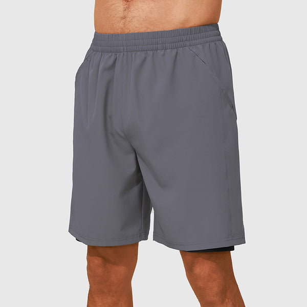 Quick-Drying Double-Layer Fitness Shorts